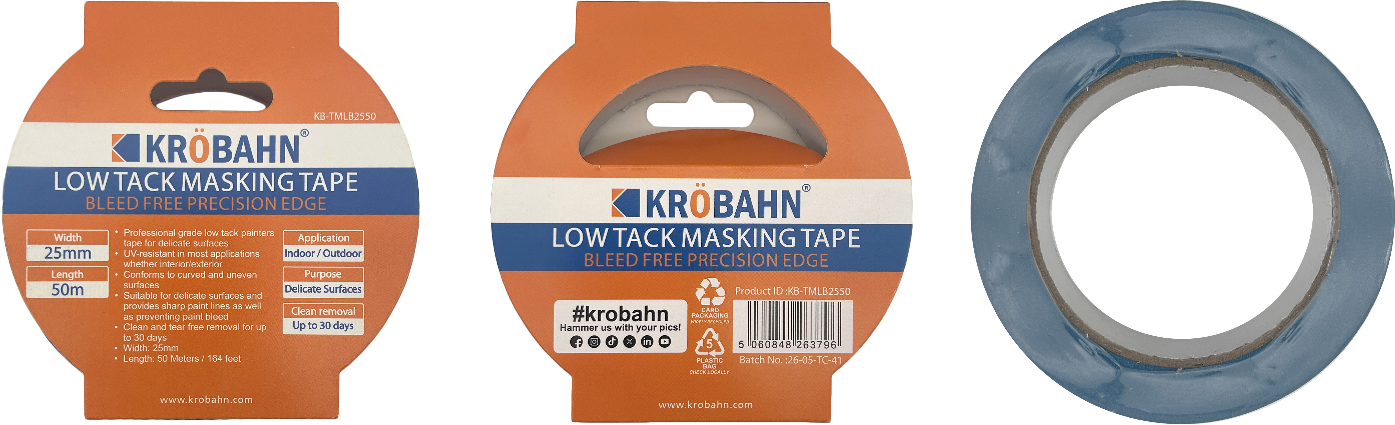 LOW TACK MASKING TAPE