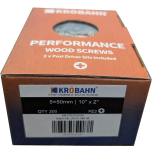 PERFORMANCE WOOD SCREWS - 5 x 50mm - 200 SCREWS