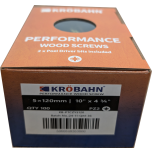 PERFORMANCE WOOD SCREWS - 5 x 120mm - 100 SCREWS