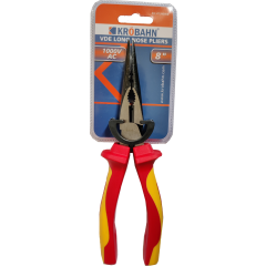 VDE LONG NOSE PLIERS - 8"
