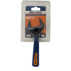 SLIM WIDE JAW ADJUSTABLE WRENCH - 6"